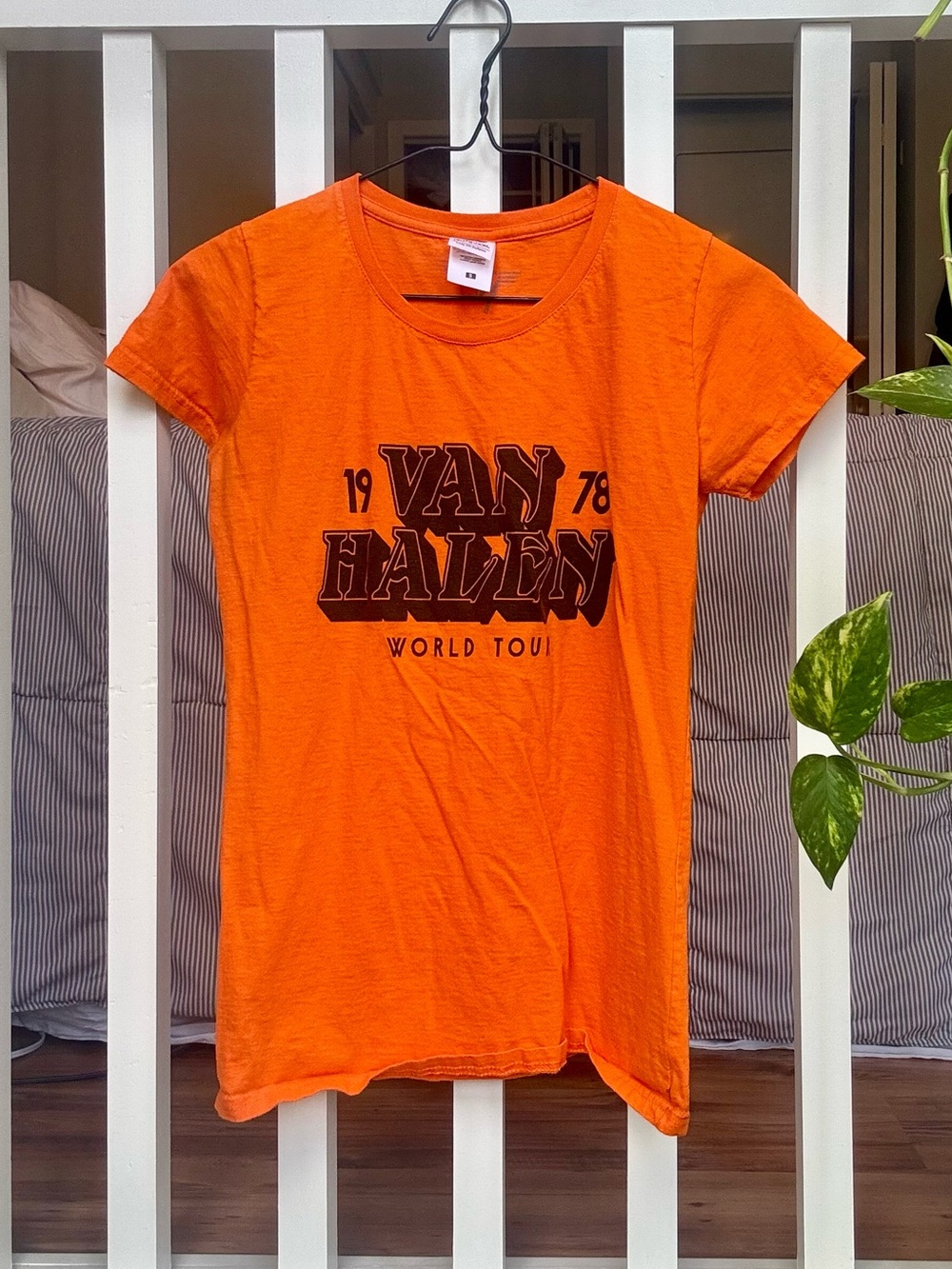 Fruit of the Loom Orange Van Halen World Tour Tee